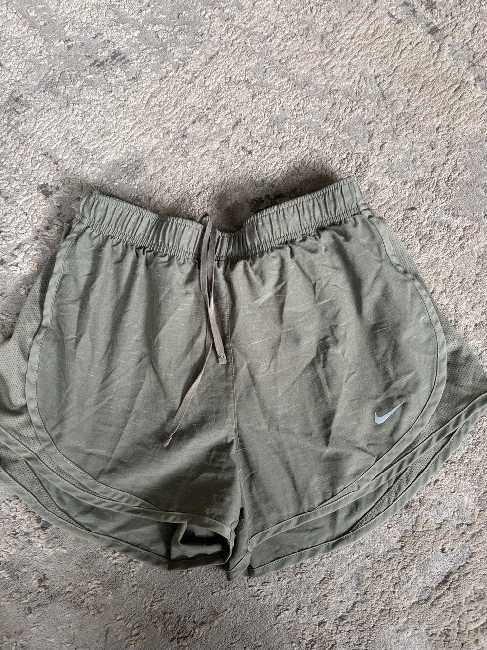 Nike Women’s Olive Athletic Running Shorts